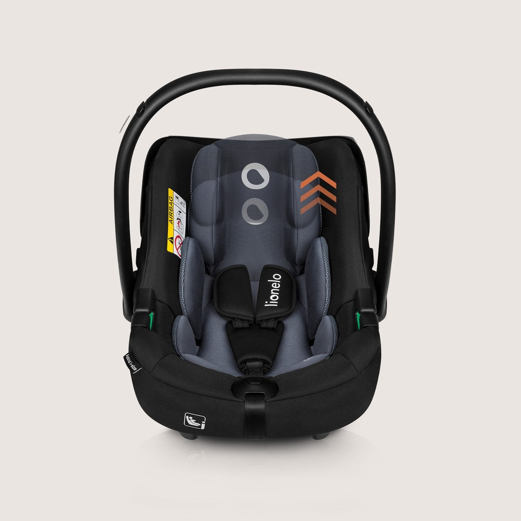 Automobilinė kėdutė 0-13 kg, 40-87 cm. ADAC sertifikatas. juoda
