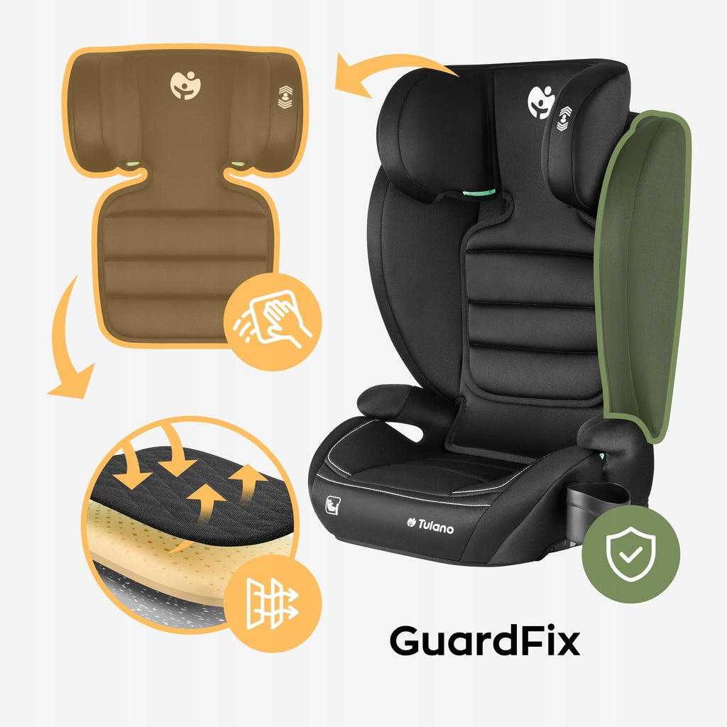 Automobilinė kėdutė 15-36 kg TULANO i-Size Isofix fiksatorius 100-150 cm