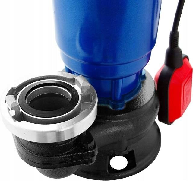 Puhta vee pump septikutele ja reoveele veskiga, sukeldatav, ujukiga, 20 m voolik
