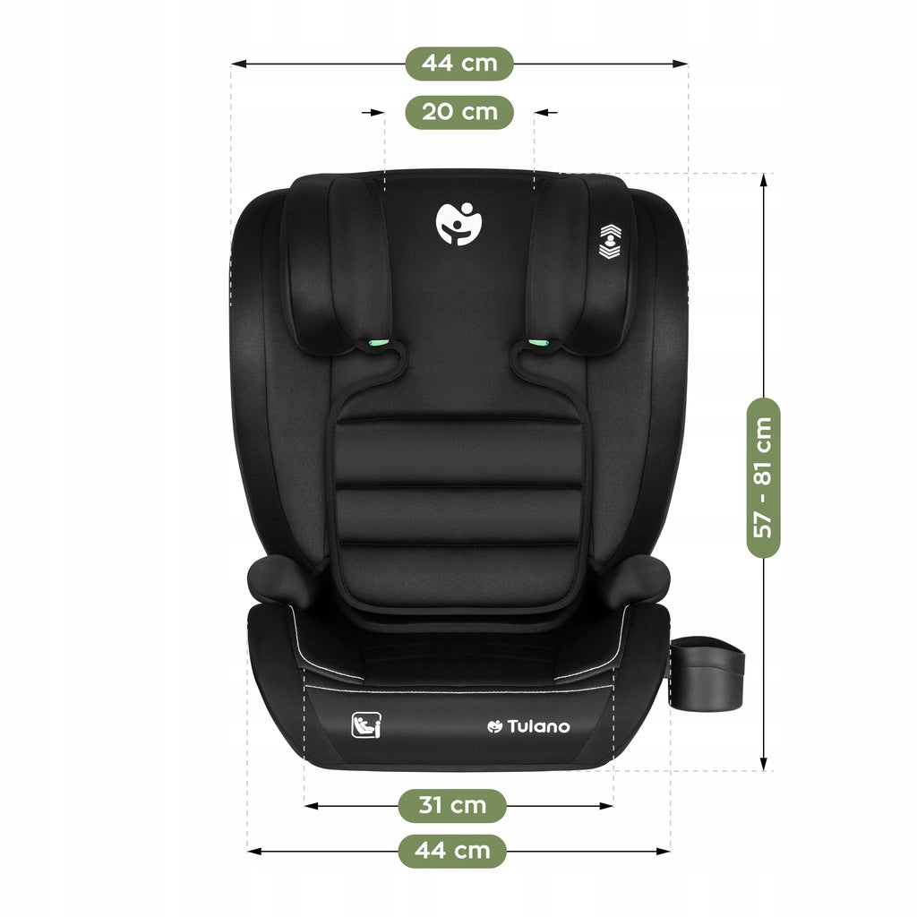 Automobilinė kėdutė 15-36 kg TULANO i-Size Isofix fiksatorius 100-150 cm