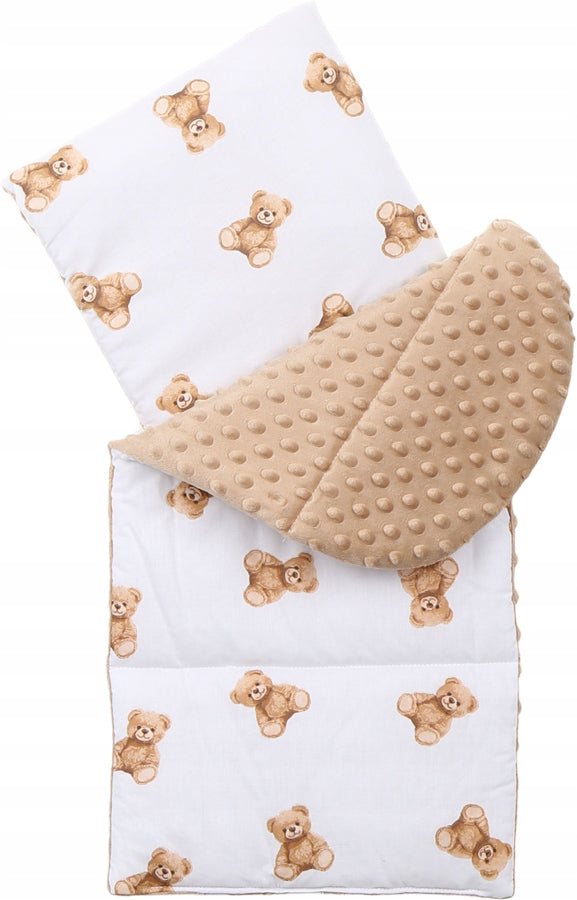 Bērnu ligzda-kokons "Minky" XXL komplekts "BabyMam", 7 daļas