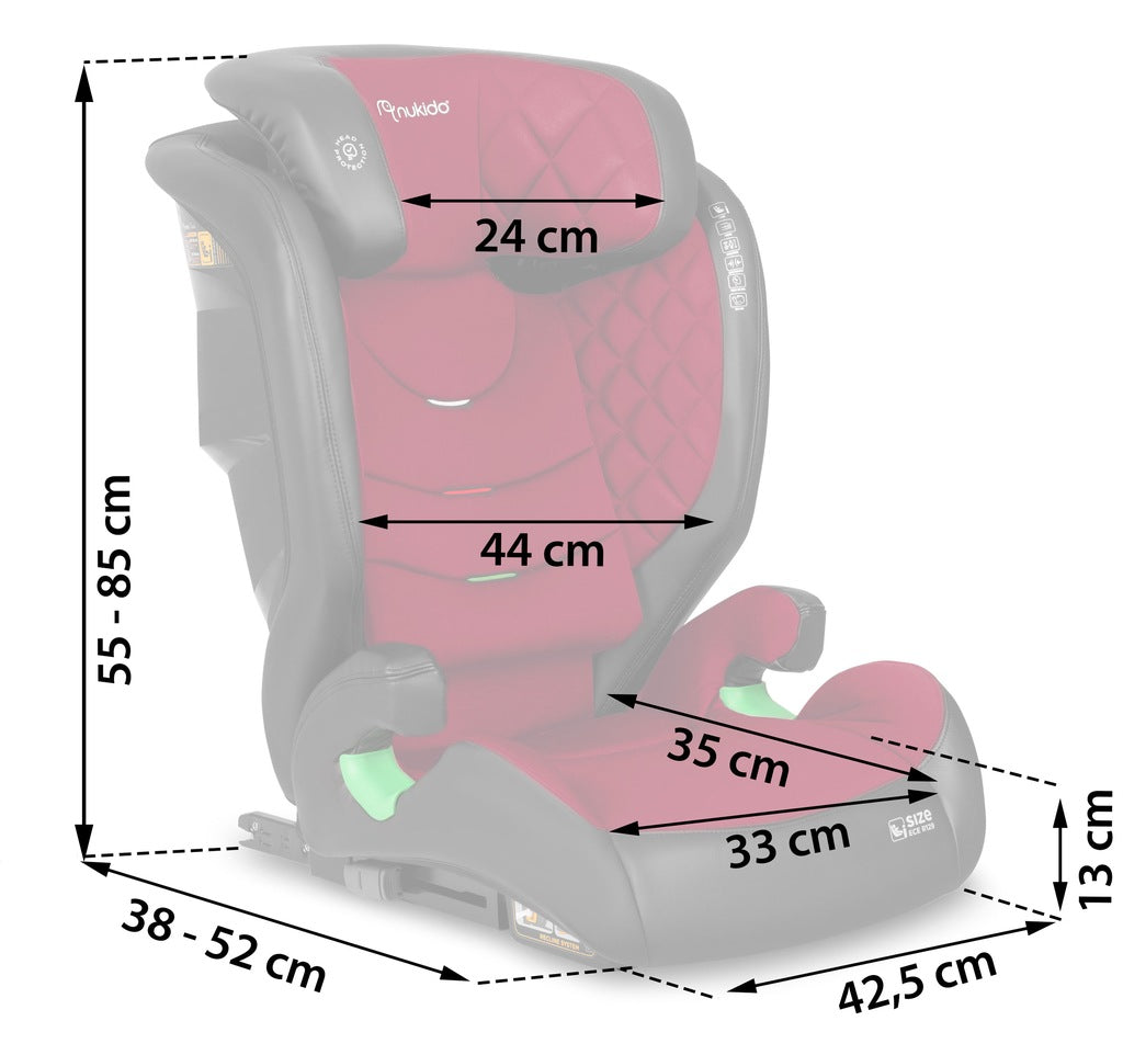 TURVATOOL 15–36 KG ISOFIX NUKIDO LOUIS I-SIZE BASIC