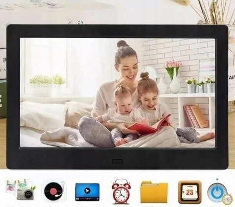 digitālais foto rāmis 10 collu IPS HD ekrāns
