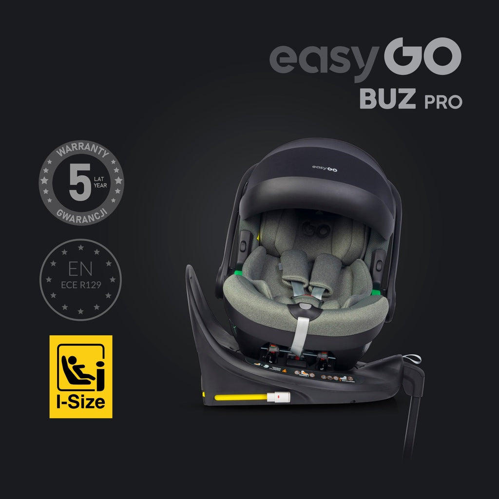 Pasukama vaiko automobilinė kėdutė su ISOFIX pagrindu 2in1 i-SIZE 0-13KG
