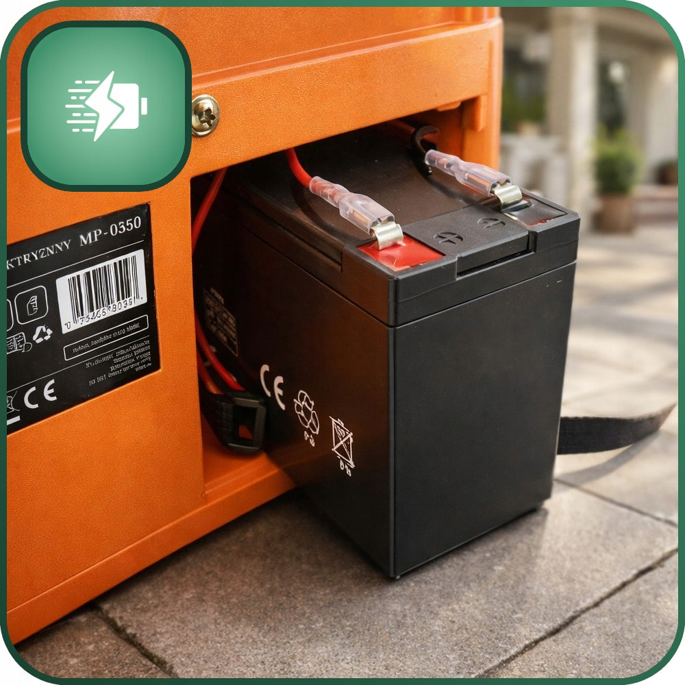 Elektrinis purkštuvas su baterija, 16 l, sodui, „Majster MP0350“